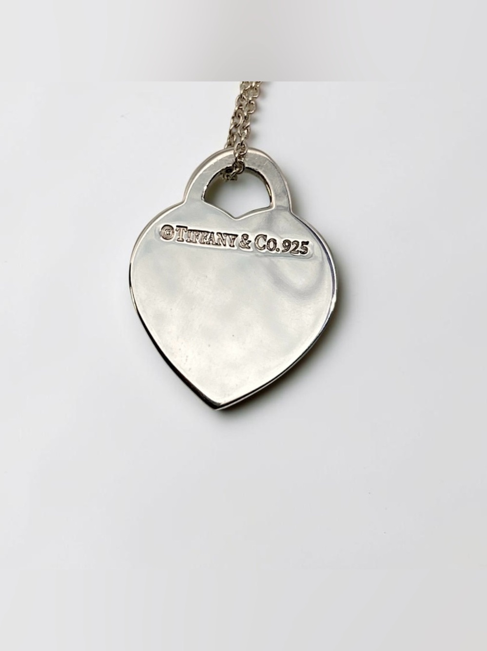 Tiffany & Co. 925 Sterling Silver Return to Tiffany Small Heart Tag Necklace - Picture 8 of 9